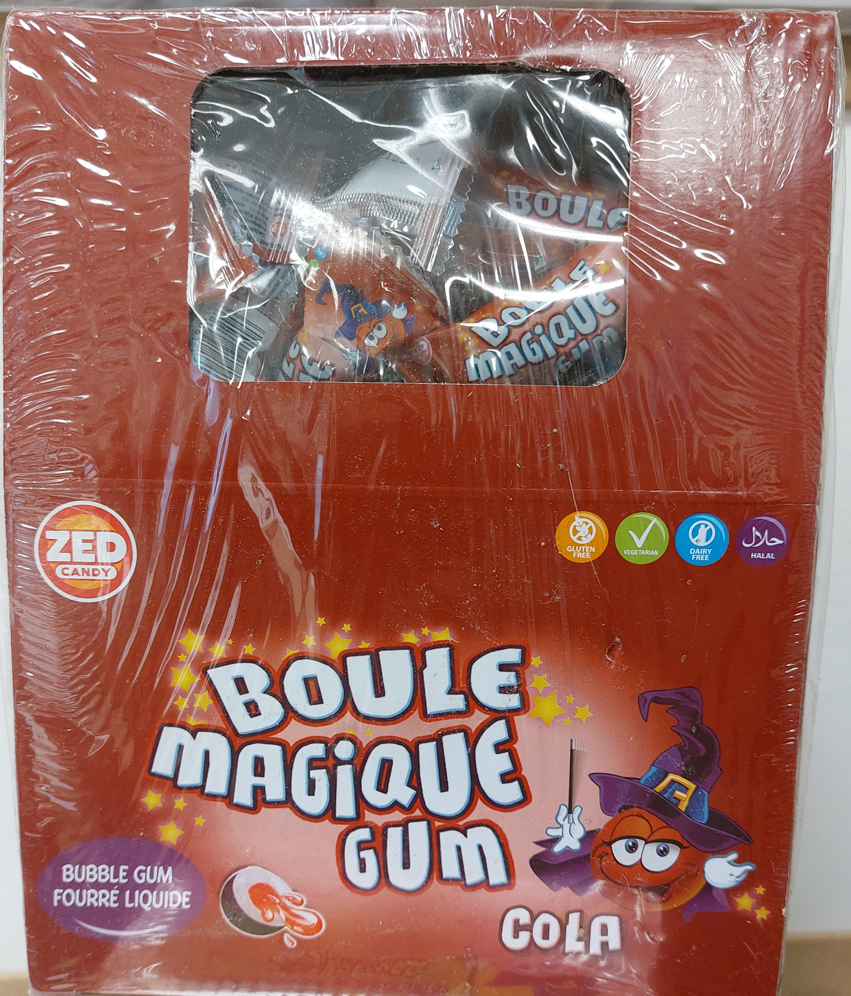 Destroyer bubble gum, chewing gum liquide acidulé