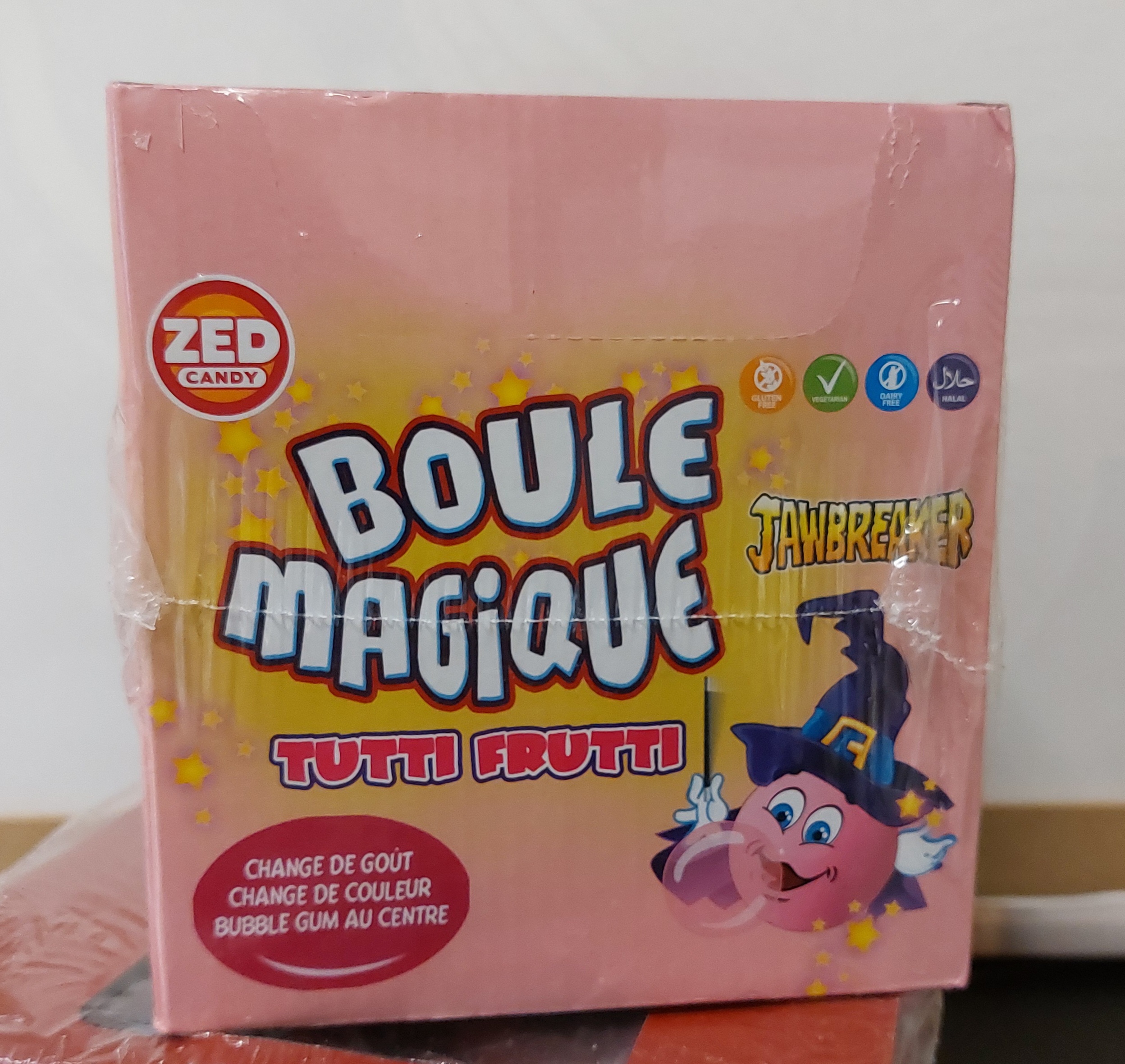 Vente grossiste confiserie BOULE MAGIQUE ROSE ORIGINALE X100 BRABO